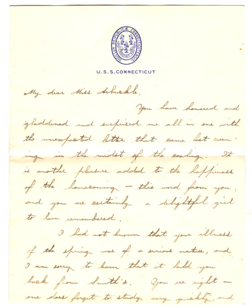 Connecticut Letter 001