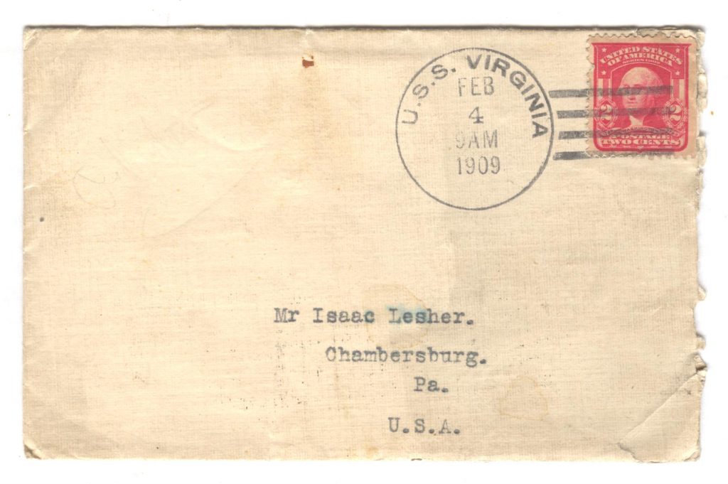 Frank Lesher - Gibraltar Letter 001