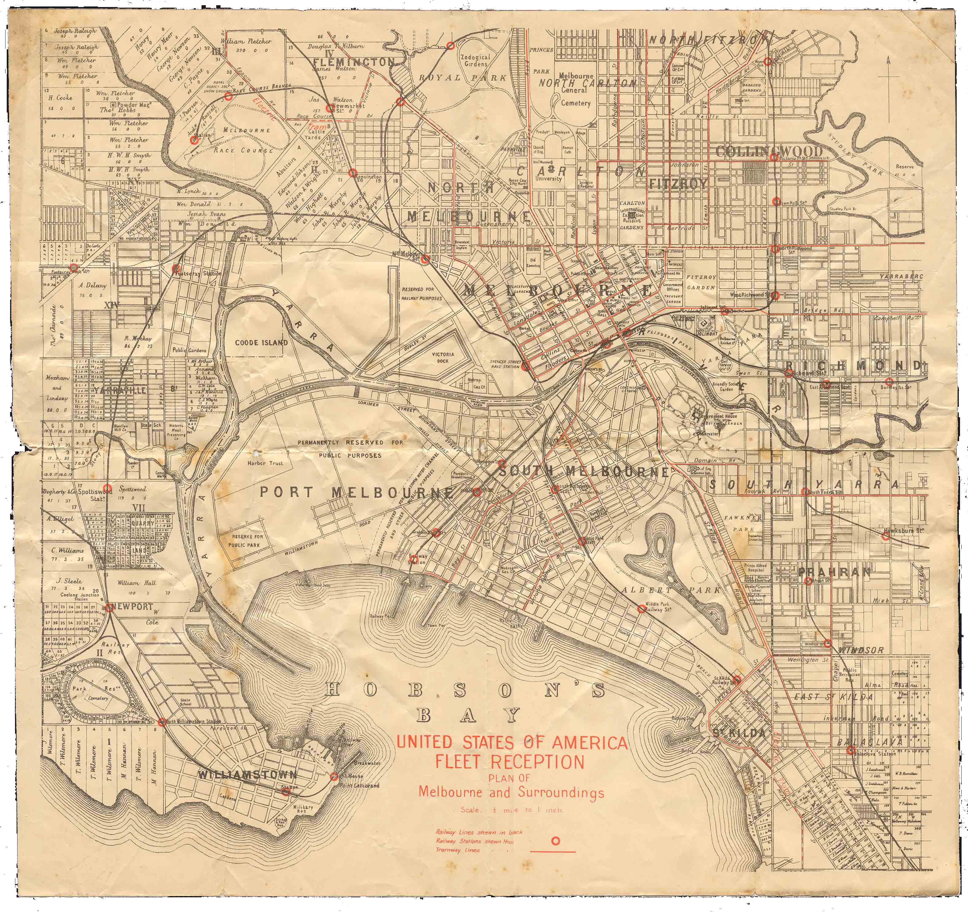 Melbourne-City Map