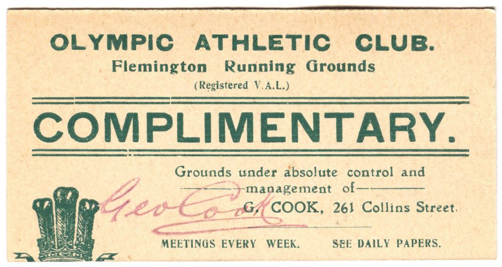 Olympic Athletic Club - Melbourne
