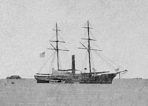 USS Saginaw - 1862 at Mare Island Shipyard