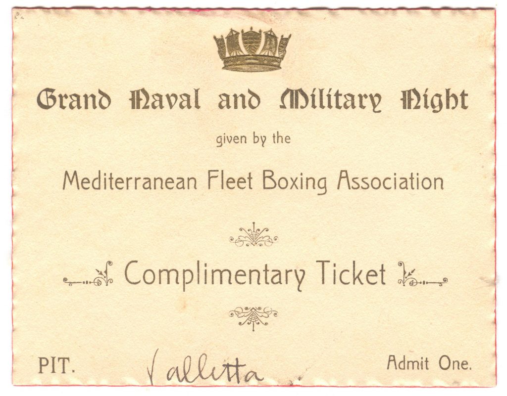 Boxing Ticket - Valletta, Malta